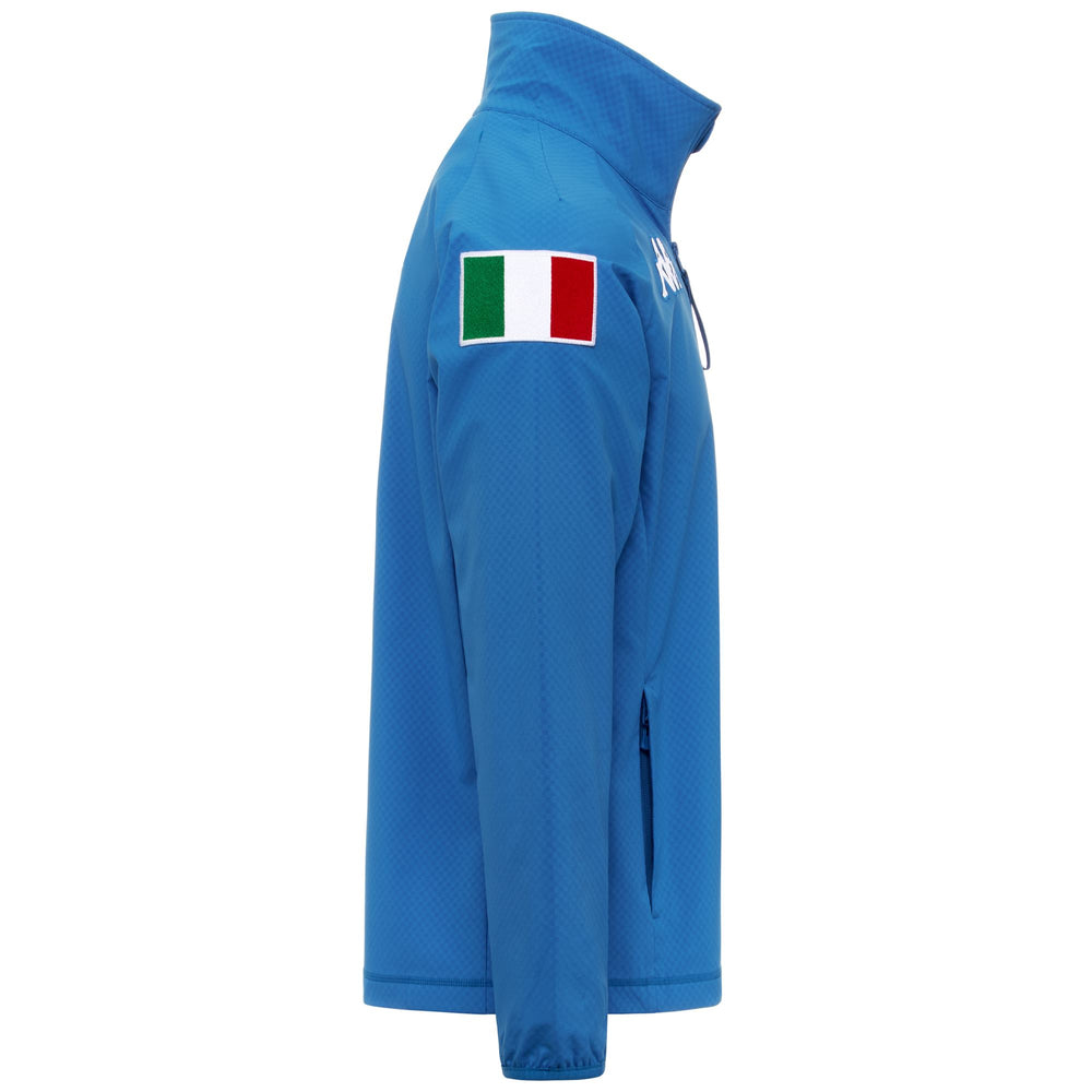 Polaire de ski technique slim fit bleue pour homme avec tissu déperlant 02