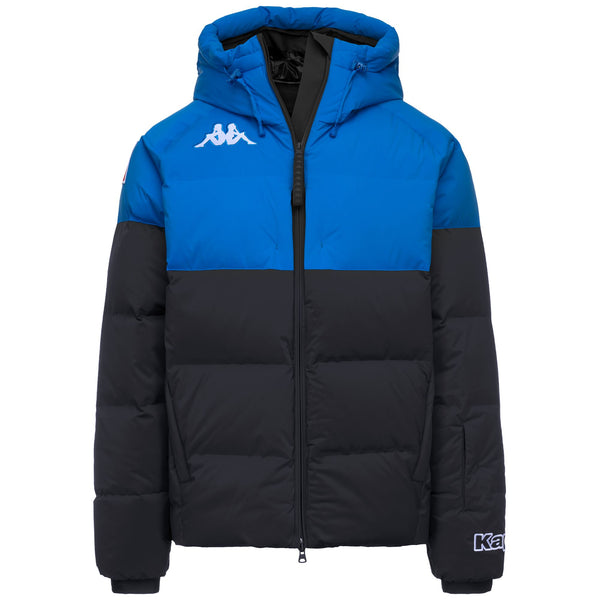 Jackets Unisex 6CENTO 662B ITA Mid Blue Dk Navy - Blue Brilliant