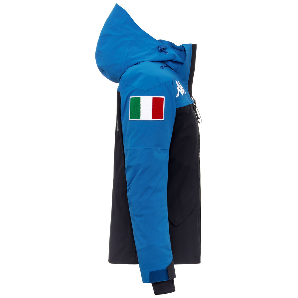 Giacca da sci imbottita impermeabile blu da donna vestibilità regular 02
