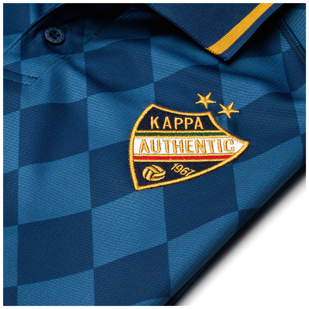 Blue Men's Comfort Fit Sportswear Polo Shirt main