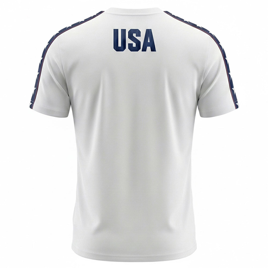 White Men's Slim Fit Ski T-Shirt main