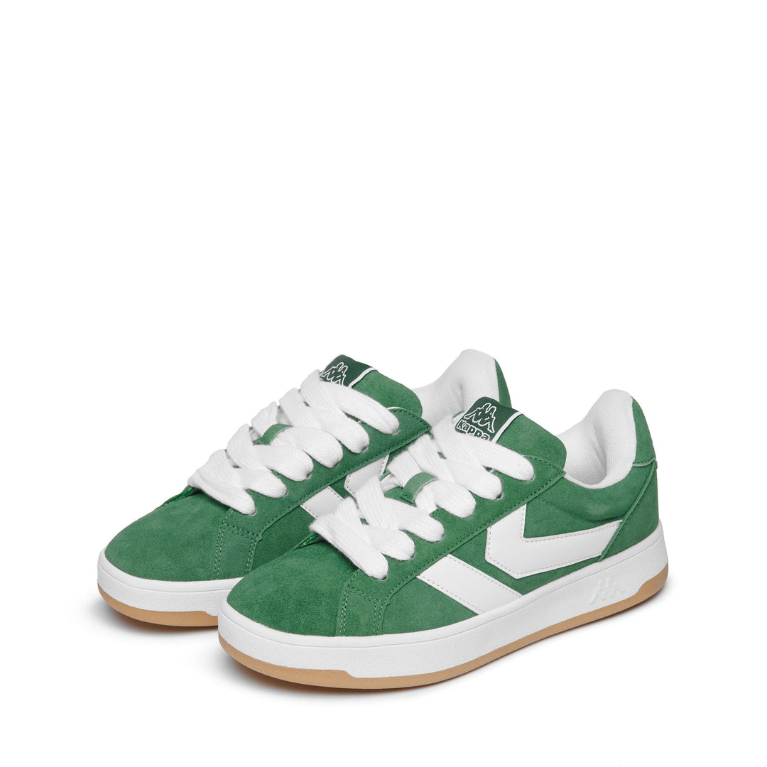Green unisex Low Cut Sneakers with Memory Foam Insole 01
