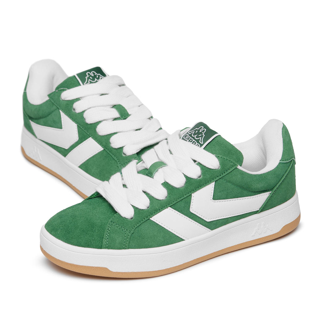 Green unisex Low Cut Sneakers with Memory Foam Insole 02