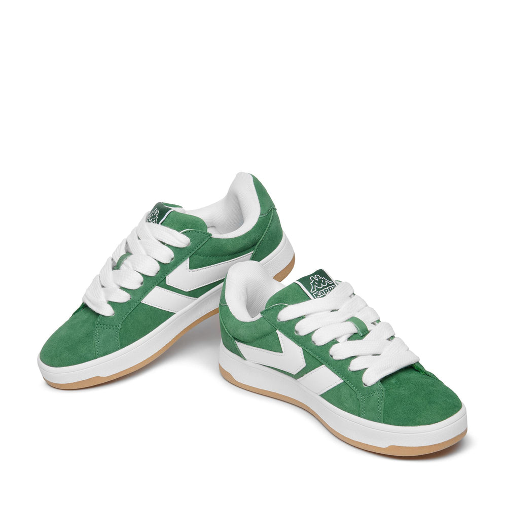 Green unisex Low Cut Sneakers with Memory Foam Insole 02