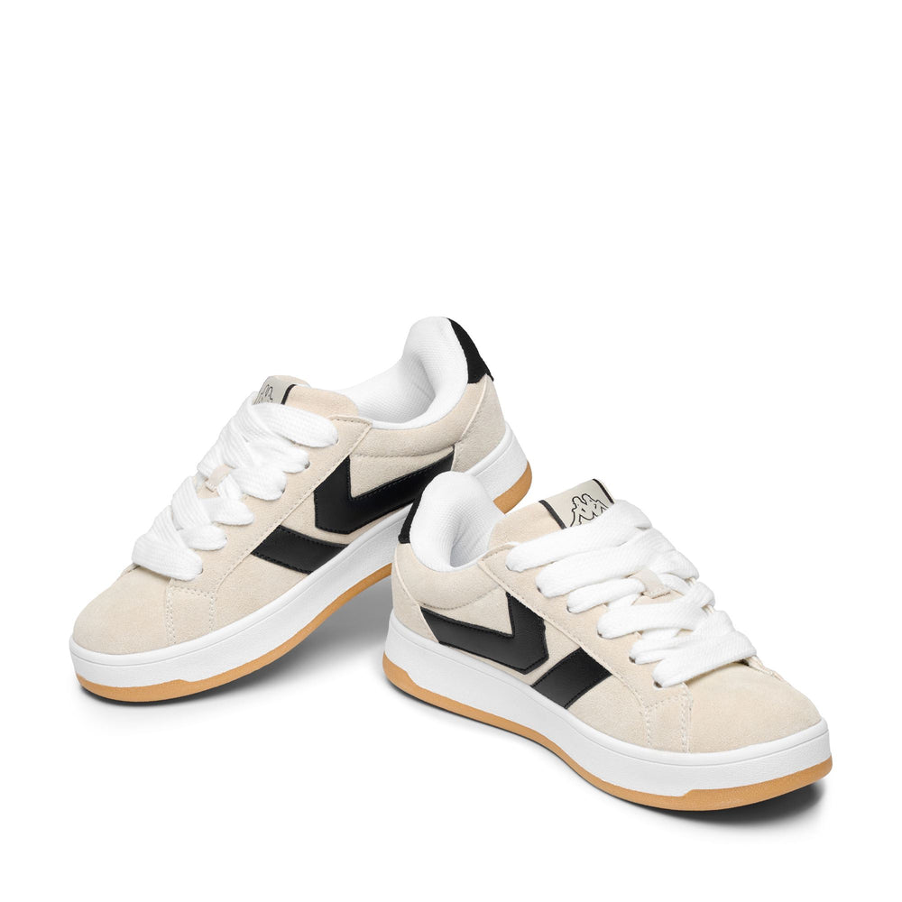 Zapatillas blancas unisex de corte bajo con suela de goma y plantilla de espuma viscoelástica 02