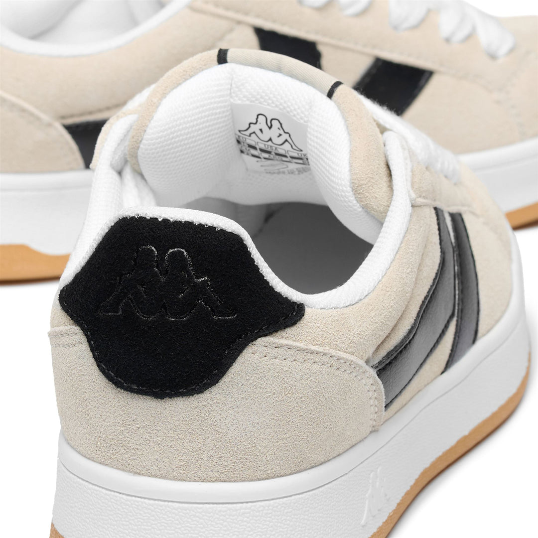 White Unisex Low Cut Sneakers with Rubber Outsole and Memory Foam Insole main