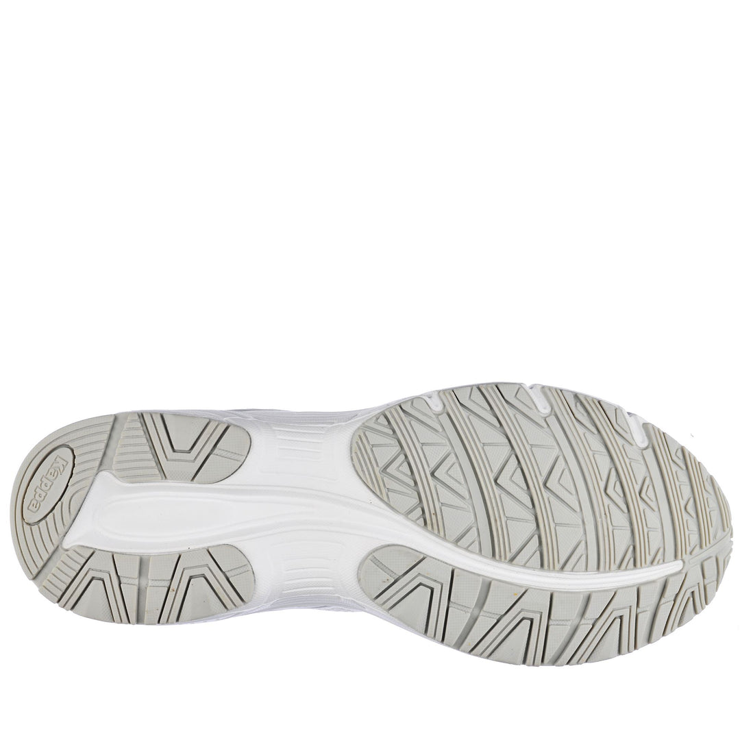 Baskets basses unisexes blanches et grises avec semelles intérieures en mousse à mémoire de forme main