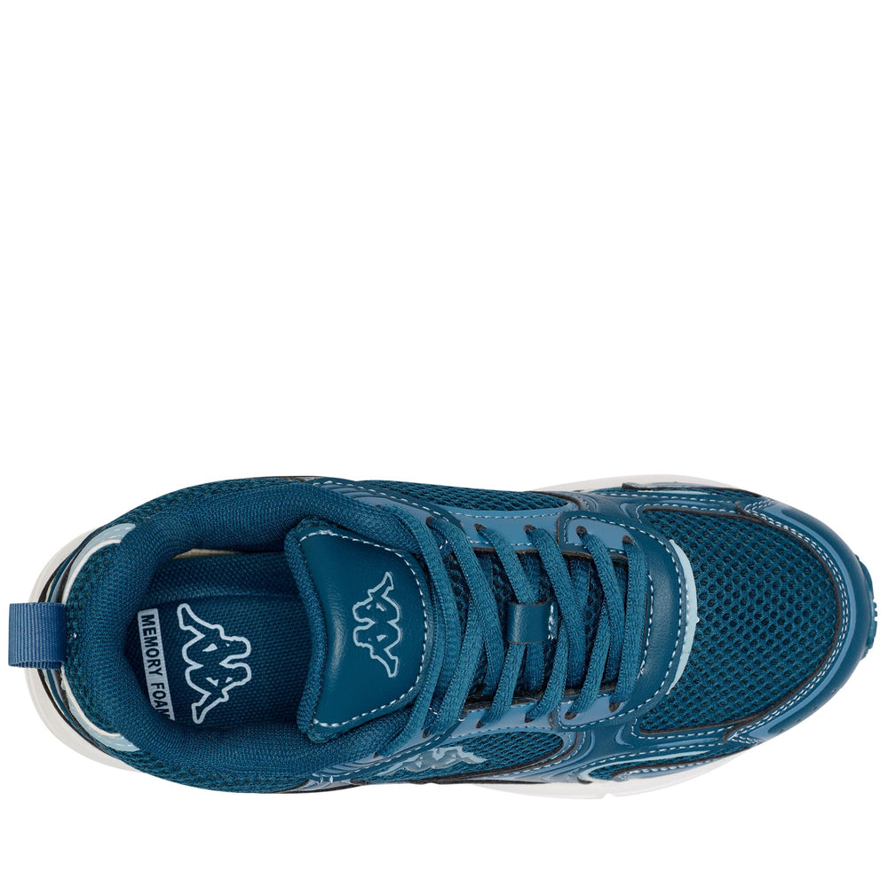 Zapatillas unisex de corte bajo con espuma viscoelástica de color azul acero 02