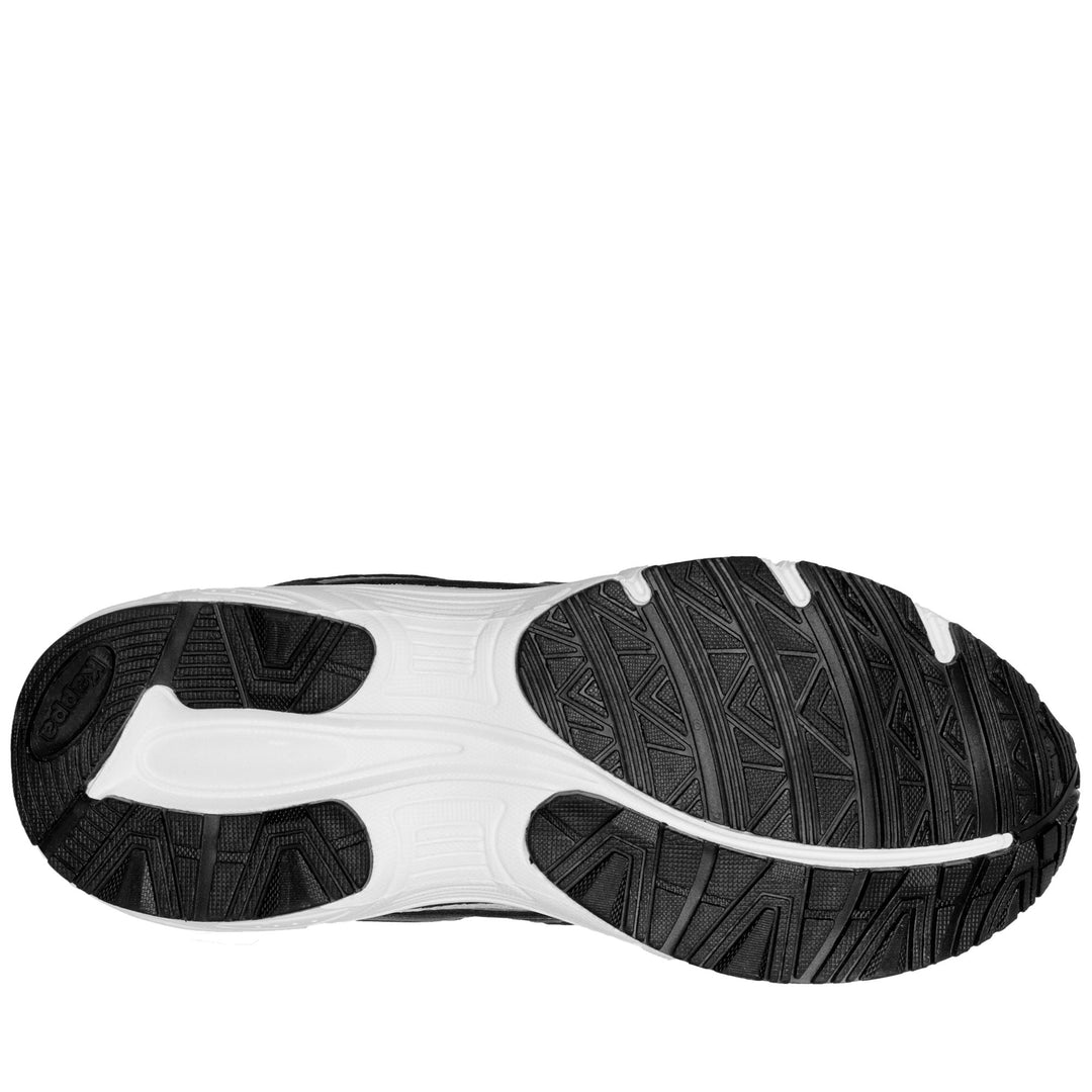 Baskets basses unisexes noires et grises avec semelles intérieures en mousse à mémoire de forme main