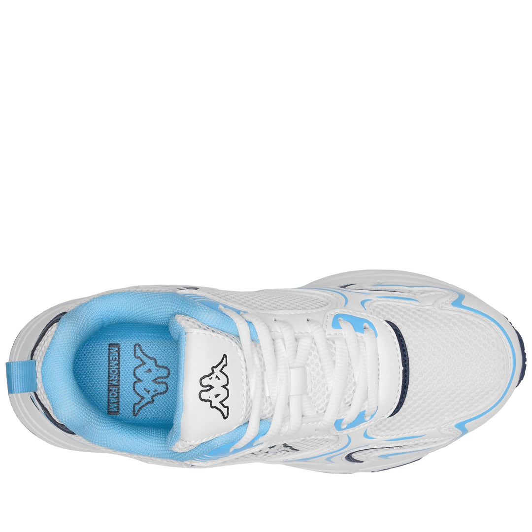 LOGO  MYGIDO - Sneakers - Low Cut - Unisex - WHITE-AZURE CELESTE-BLUE MARINE main