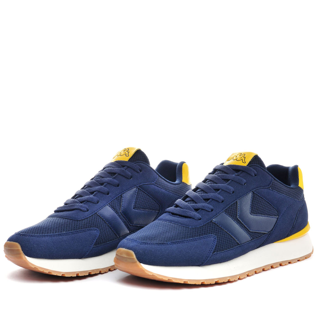 Marine blue Unisex Low Cut Sneakers with Memory Foam 01