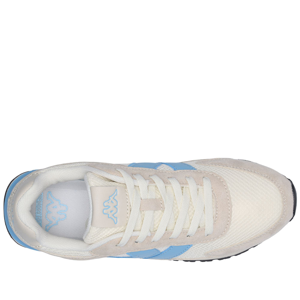 Zapatillas blancas unisex de corte bajo con plantillas de espuma viscoelástica. 02