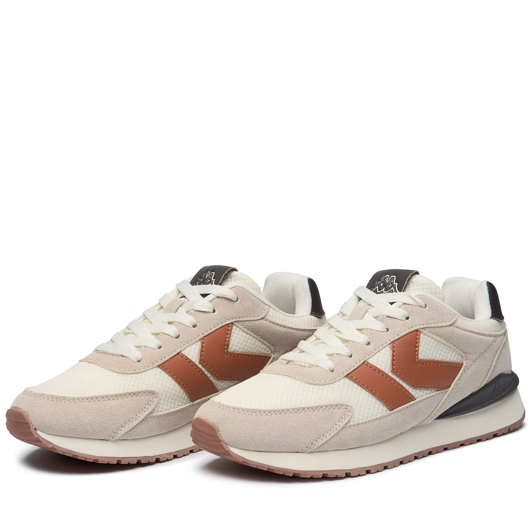 Zapatillas deportivas blancas unisex de corte bajo para caminar con plantilla de espuma viscoelástica. 01