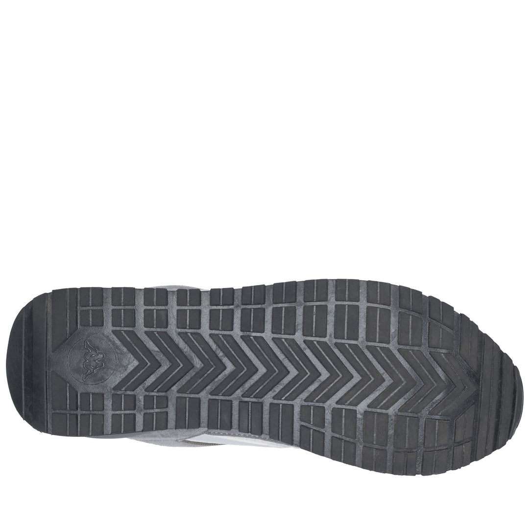 Baskets basses grises unisexes avec semelles intérieures en mousse à mémoire de forme main