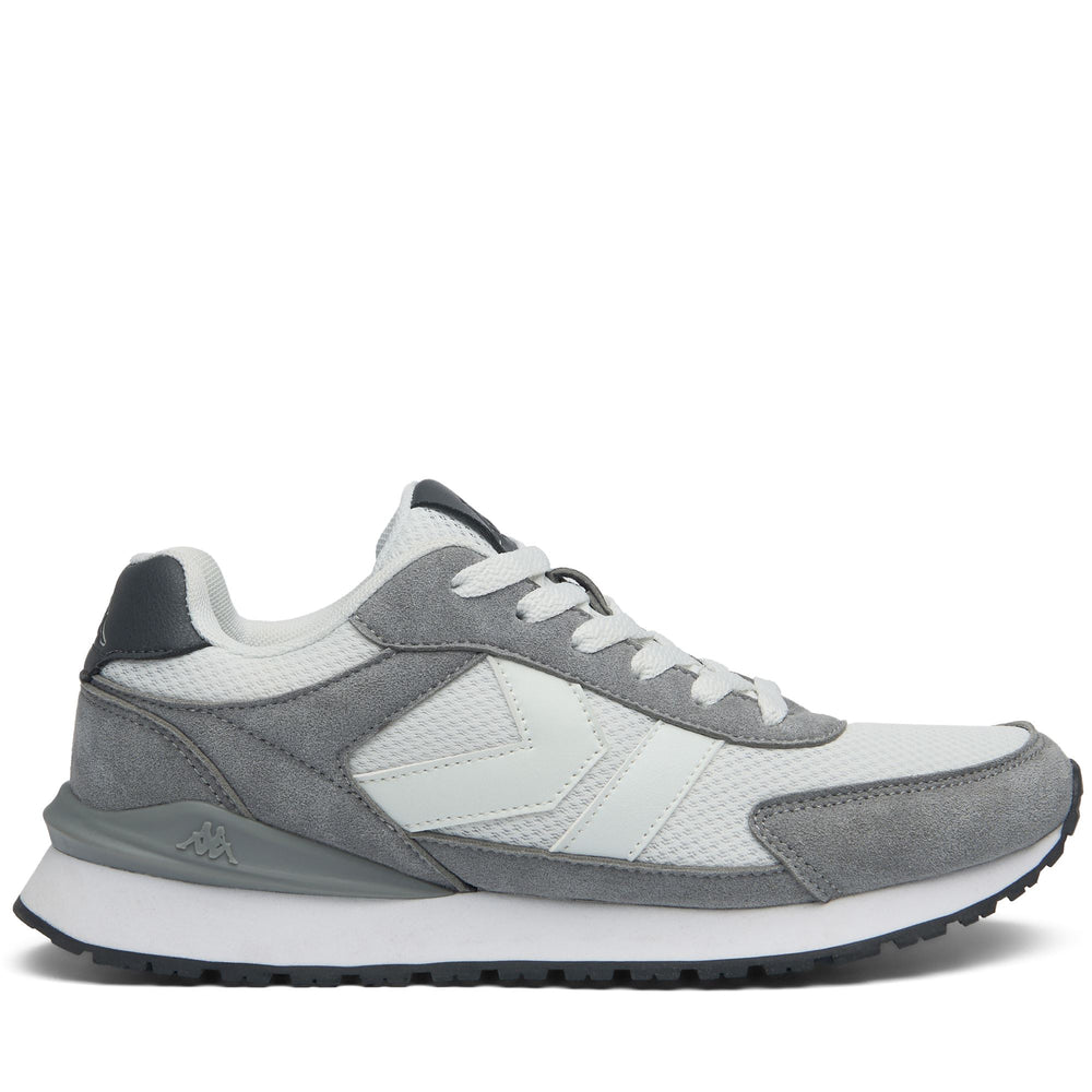 Zapatillas bajas unisex grises con plantillas de espuma viscoelástica. 02