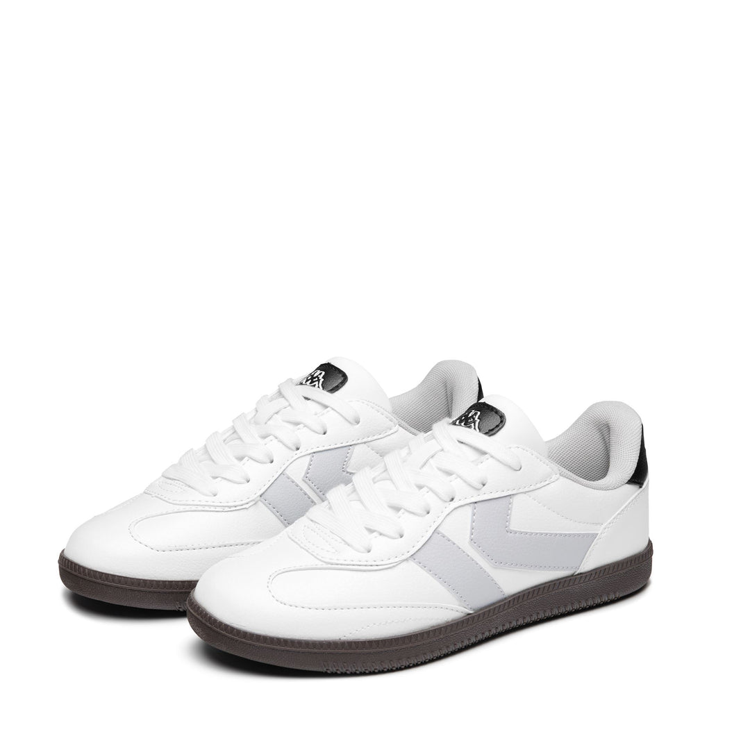 Grey unisex low cut sneakers with memory foam insock 01