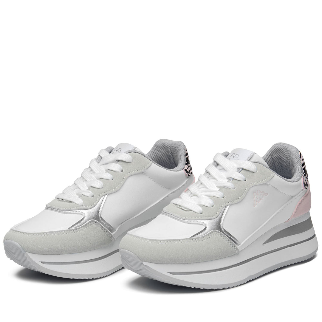 Grey Women's Low Cut Sneakers with Memory Foam Insock main