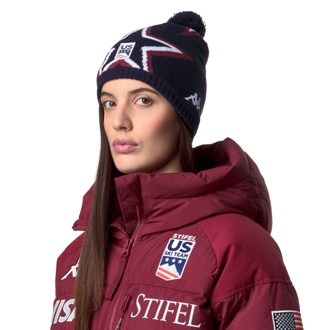 Blue Unisex Knitted Hat with Pom Pon and Polar Lining 01