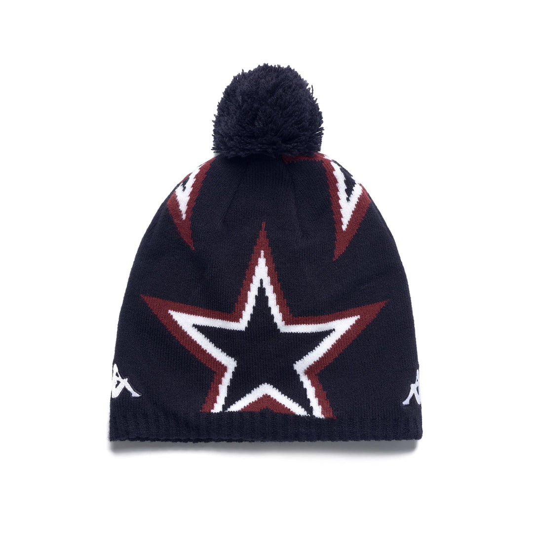 Blue Unisex Knitted Hat with Pom Pon and Polar Lining main