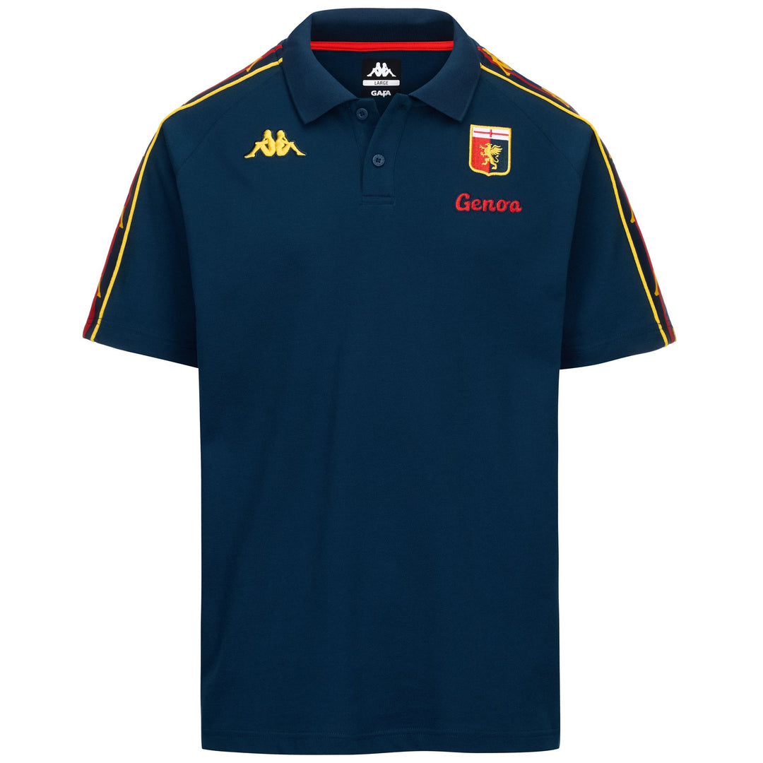 AMBERT GENOA - Polo Shirts - Polo - Man - BLUE DK-RED-YELLOW 01