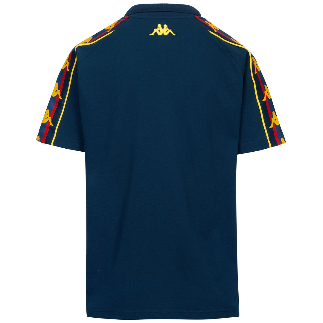 Blue Men's Genoa Football Polo Shirt in Regular Fit main