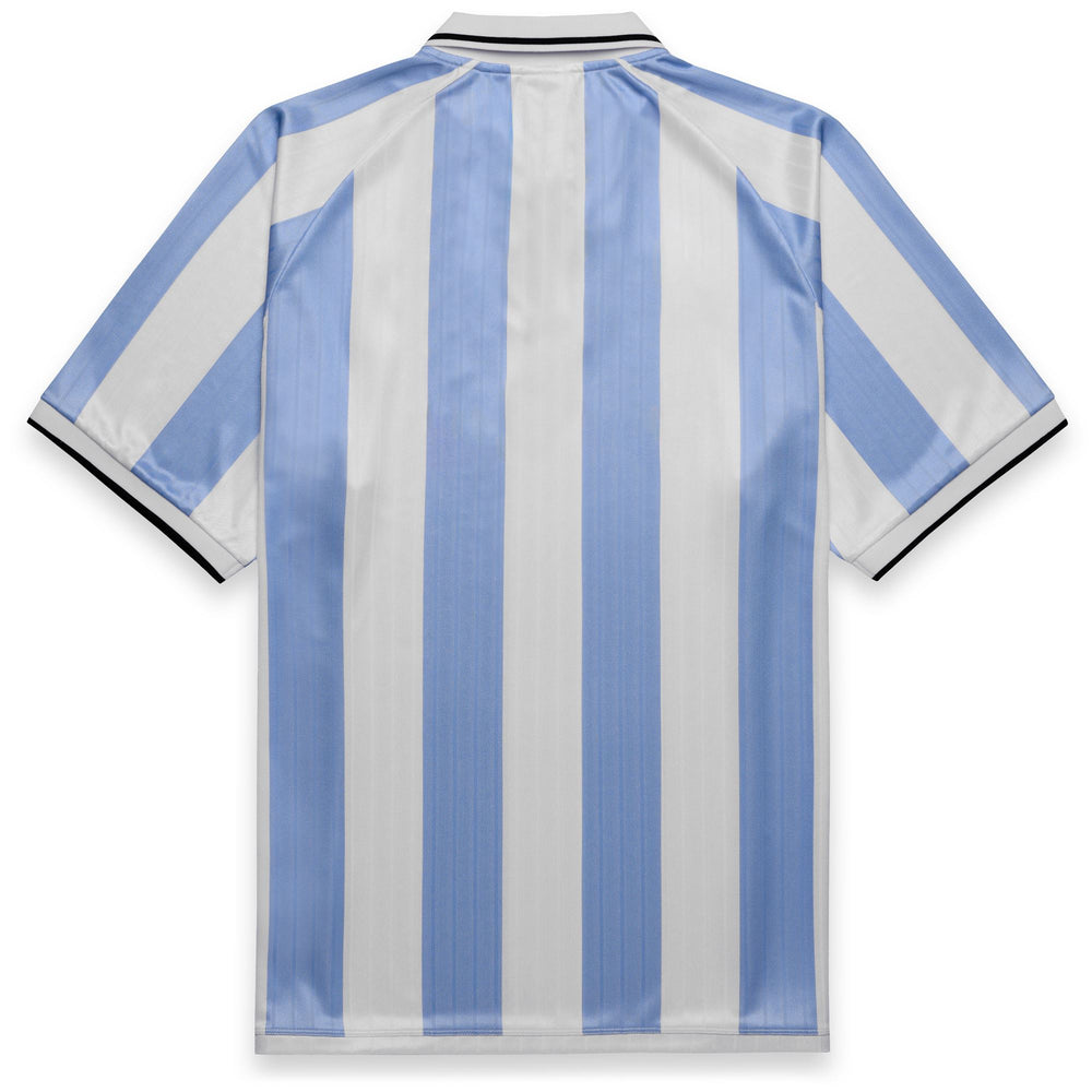 Polo deportivo blanco de corte cómodo para hombre en tejido jacquard 02