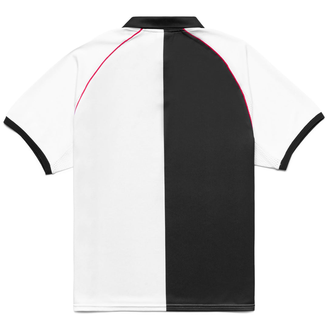 Polo de sport blanc pour homme, coupe confortable et empiècements en mesh main