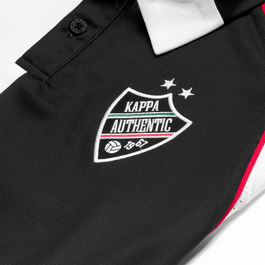 Polo de sport blanc pour homme, coupe confortable et empiècements en mesh main