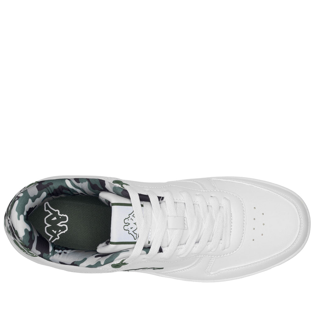 LOGO MASERTA CAMO - Sneakers - Low Cut - Unisex - WHITE-GREEN PARSLEY 02