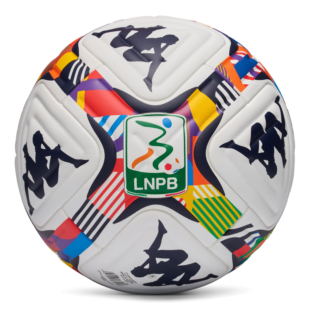 Ballon de football professionnel unisexe blanc et bleu marine main