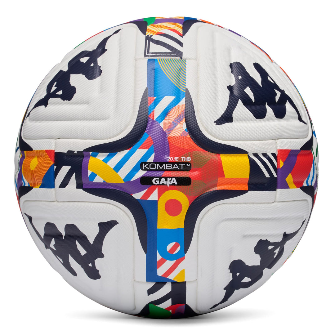 Ballon de football professionnel unisexe blanc et bleu marine main