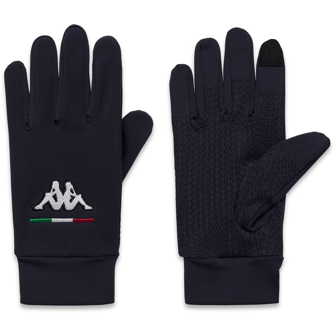 Gants de ski unisexes bleus coupe-vent thermiques extensibles 01