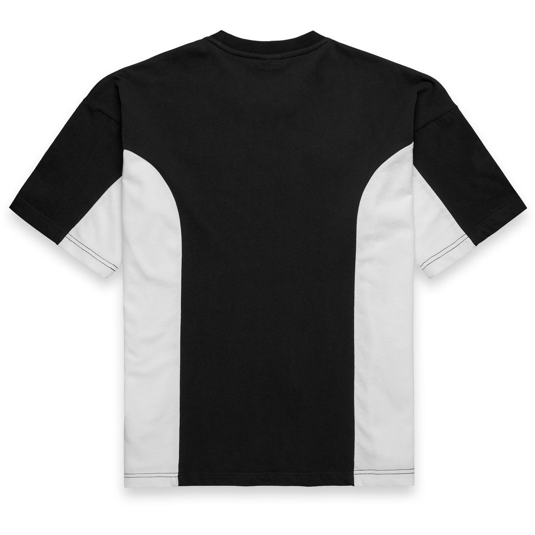 T-shirt sportiva da uomo nera, vestibilità comoda main