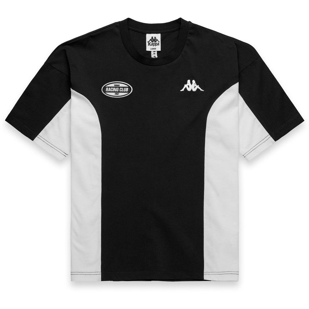 T-shirt sportiva da uomo nera, vestibilità comoda 02