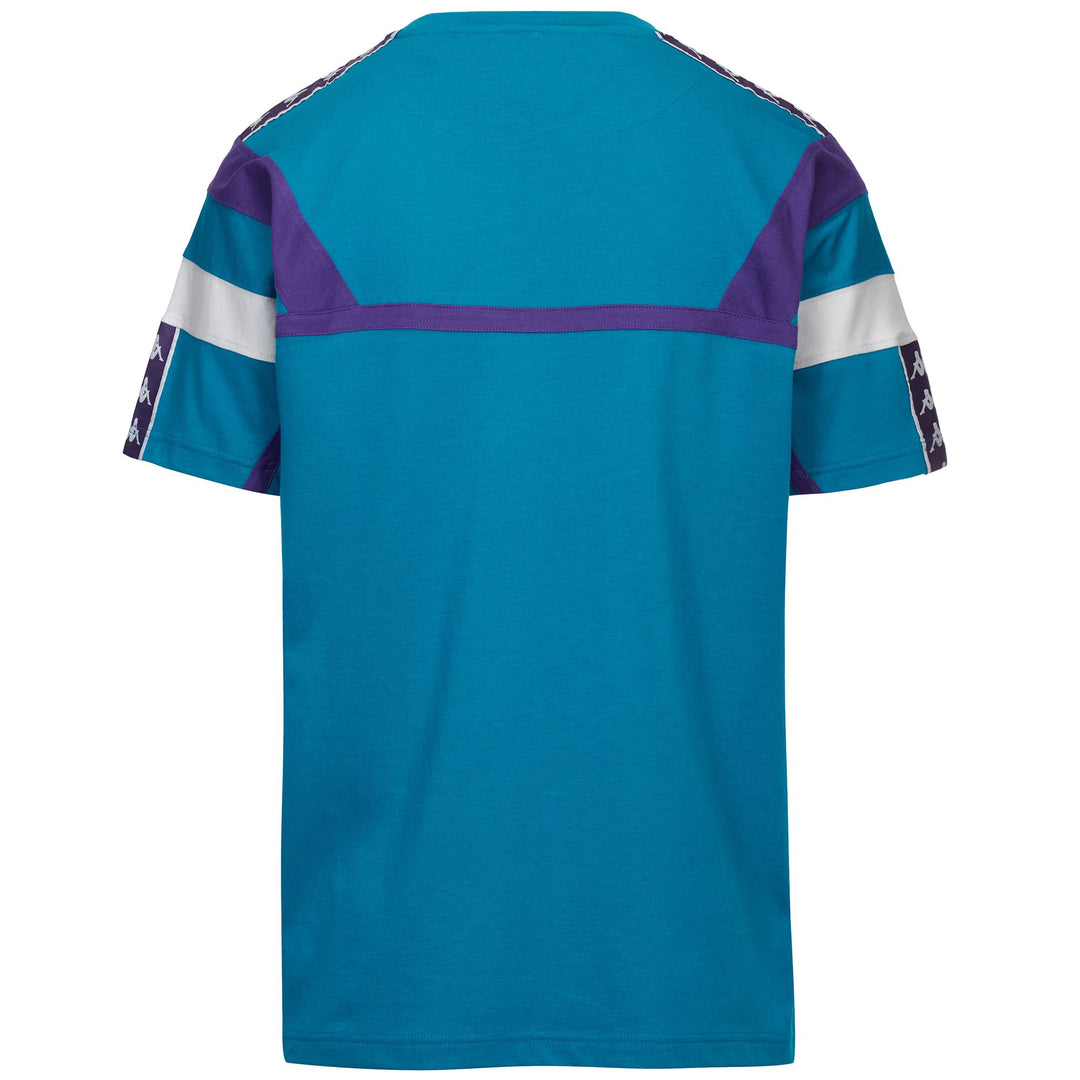 T-shirt de football ACF Fiorentina pour homme, coupe classique, bleu et violet main