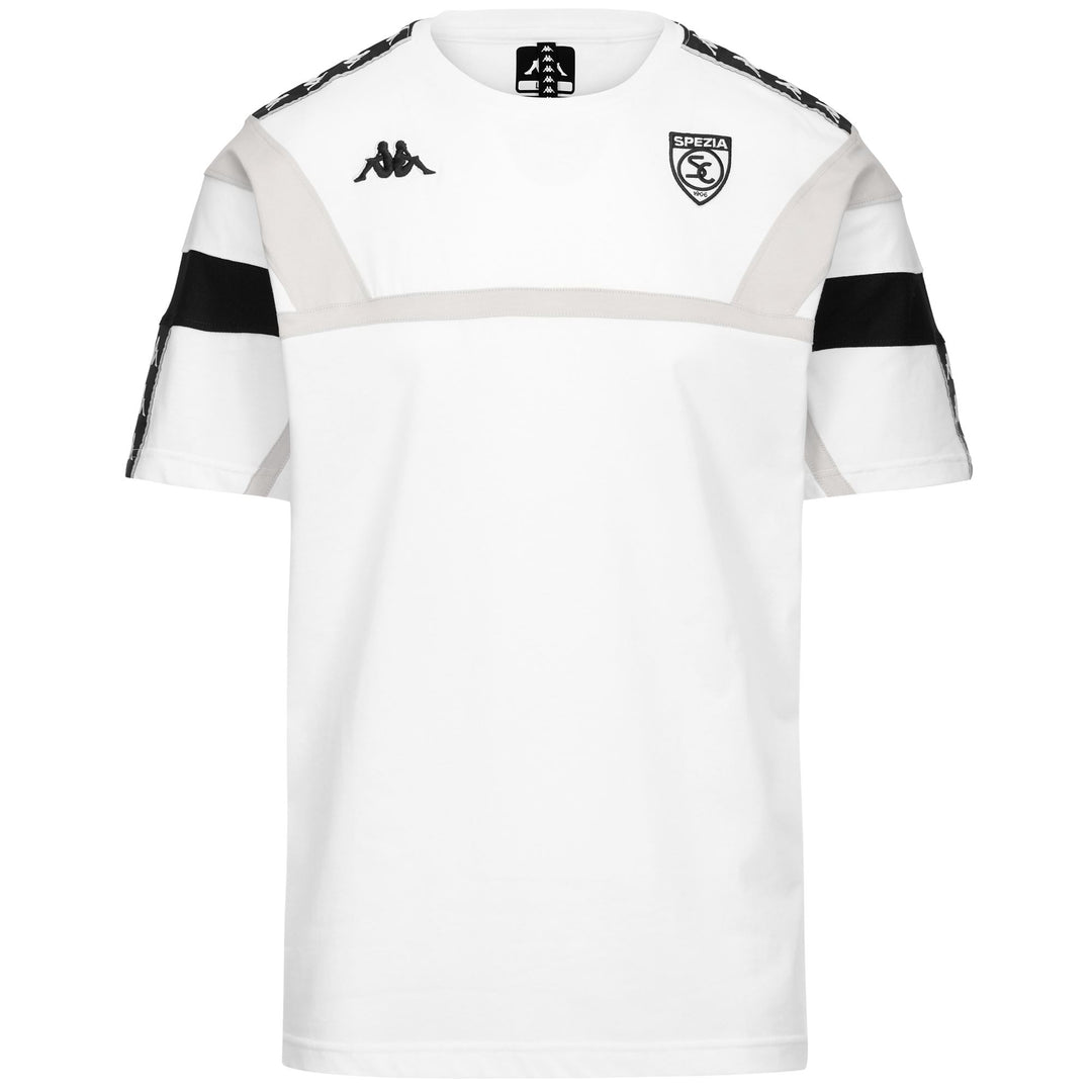 Camiseta de fútbol blanca de corte regular del Spezia Calcio para hombre 01