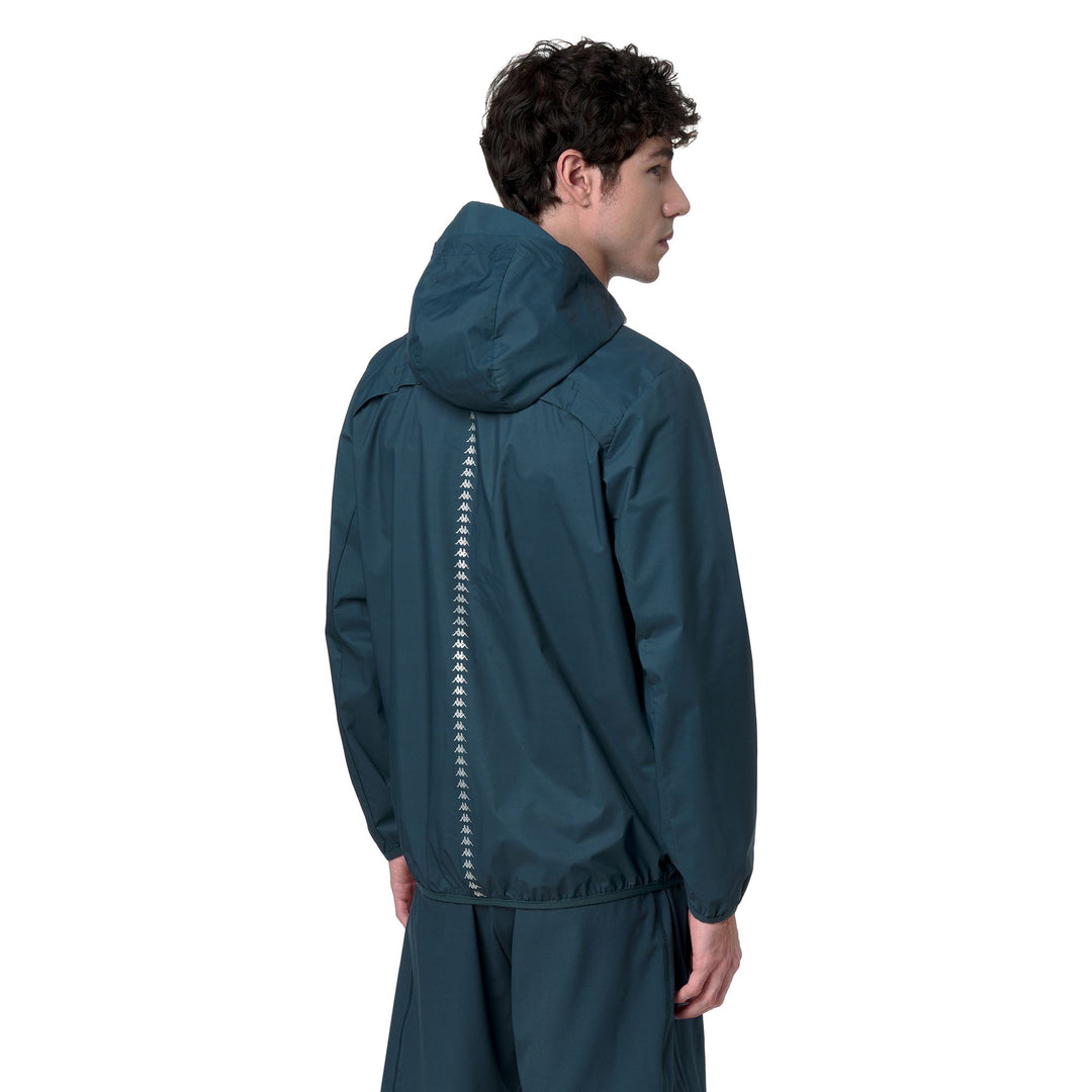 Blue Men's Regular Fit Water-Repellent Running Jacket main