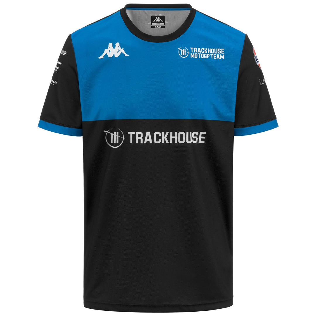 Grey Men's Trackhouse Motor Racing T-Shirt in Polyester Fabric 01