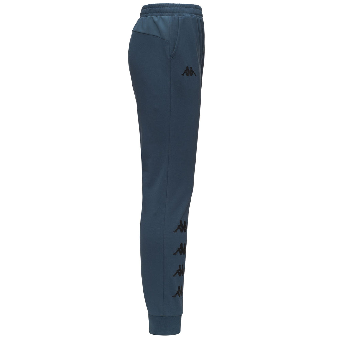 Blue Men's Slim Fit Sportswear Trousers with Mesh Inserts main