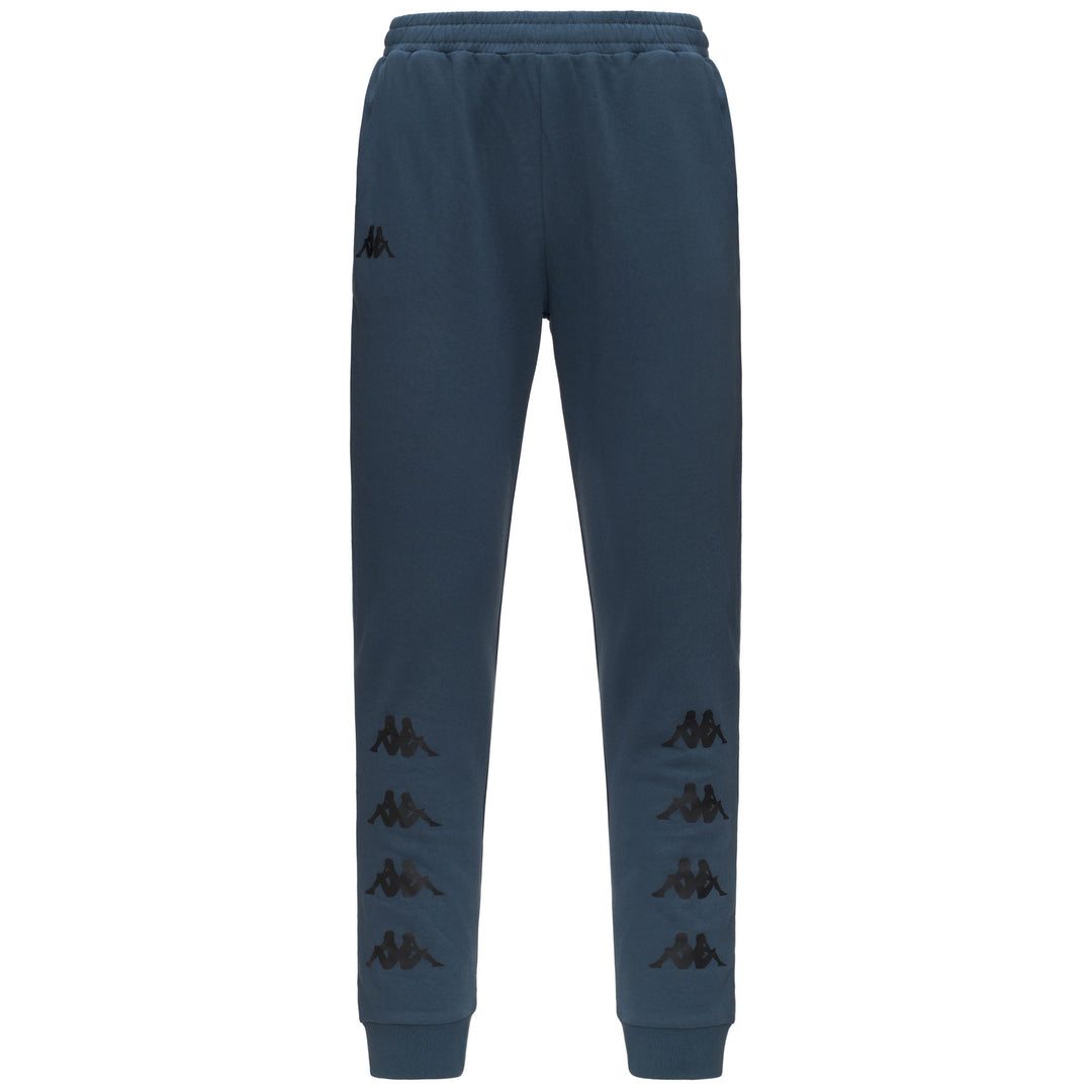 Blue Men's Slim Fit Sportswear Trousers with Mesh Inserts main