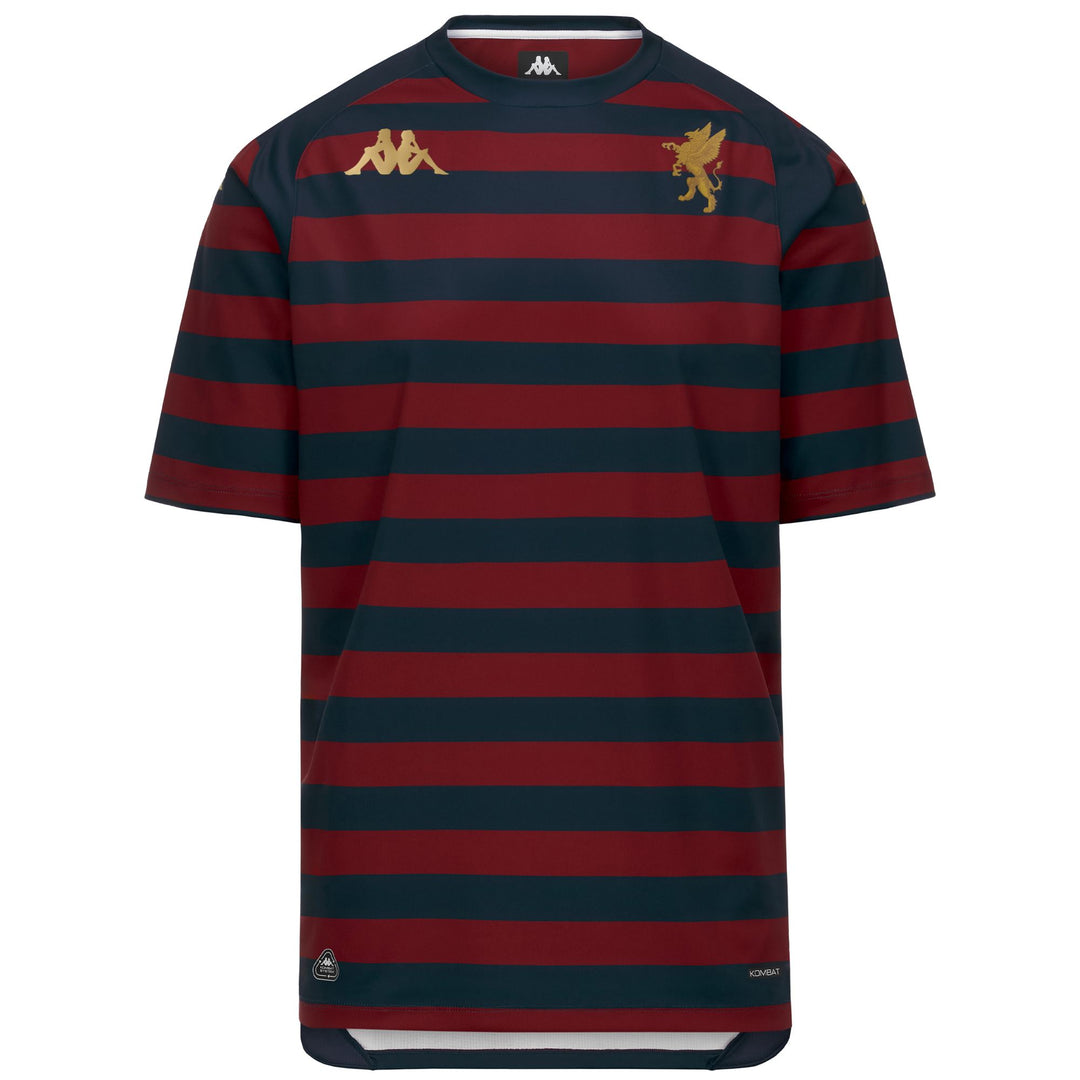 Blue Men's Genoa Football Game Shirt in Recycled Fabric 01