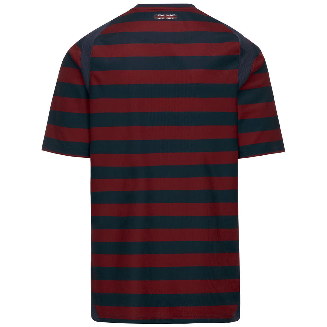 Blue Men's Genoa Football Slim Fit Active Jersey in Jacquard Fabric main
