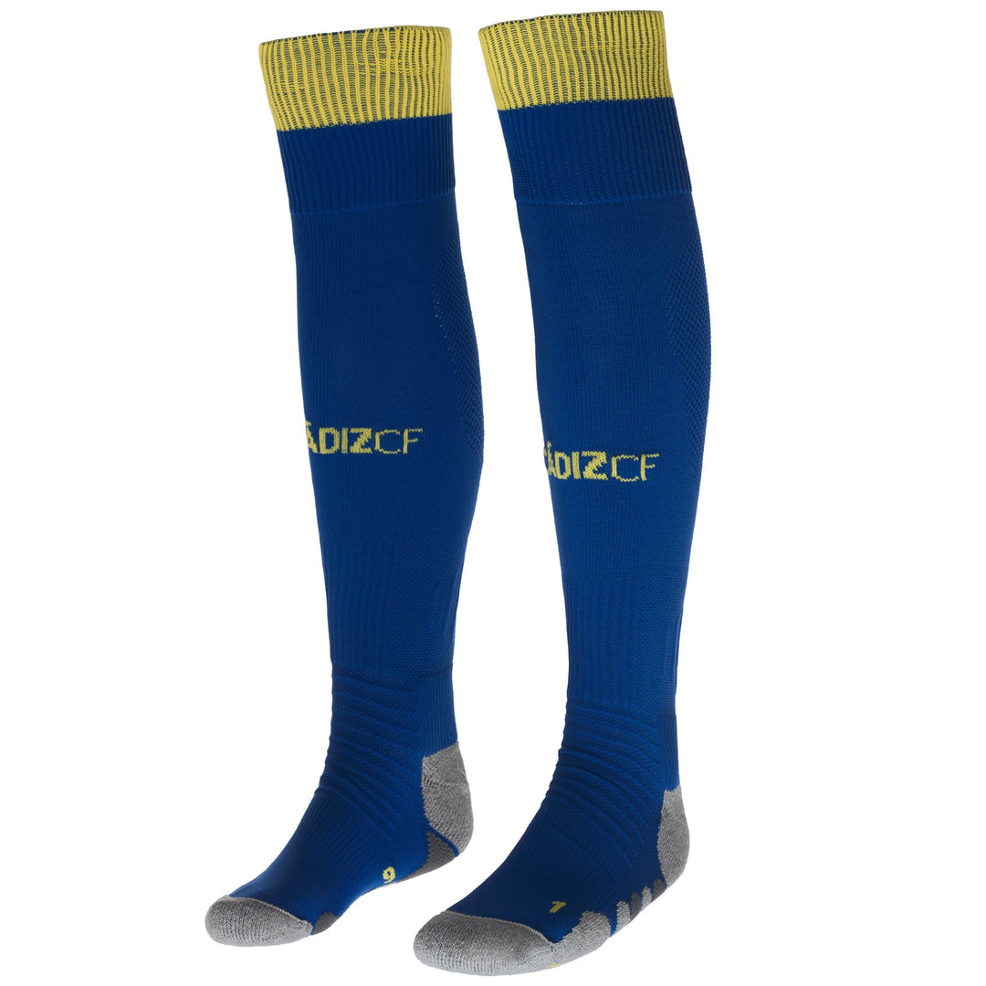 KOMBAT SPARK PRO CADIZ 1PACK - Socks - Knee High Sock - Man - Blue LT-Yellow 01