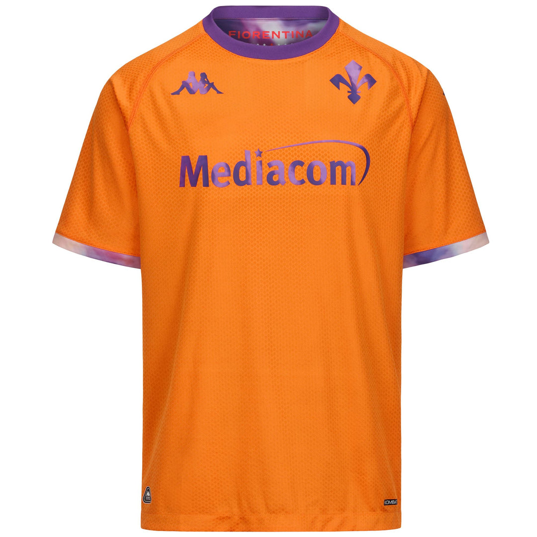 Maglia da gioco arancione da uomo della ACF Fiorentina Football Slim Fit 01