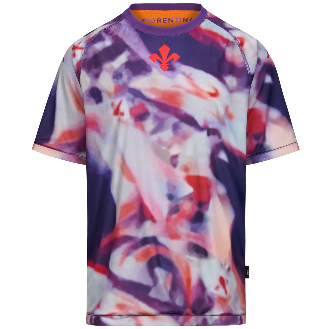 Maillot de match orange pour homme ACF Fiorentina, coupe ajustée main