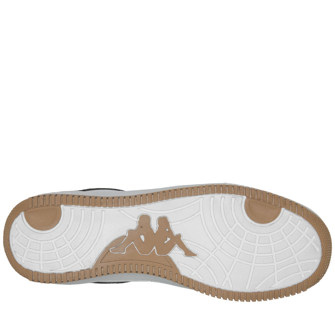 White and Blue Marine Unisex Low Cut Sneakers with Synthetic Upper main