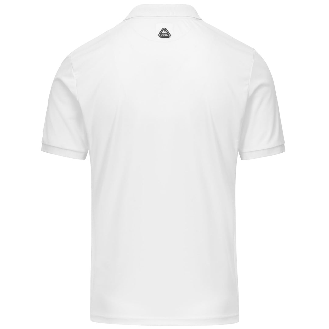White Men's Stretch Jersey Polo Shirt main