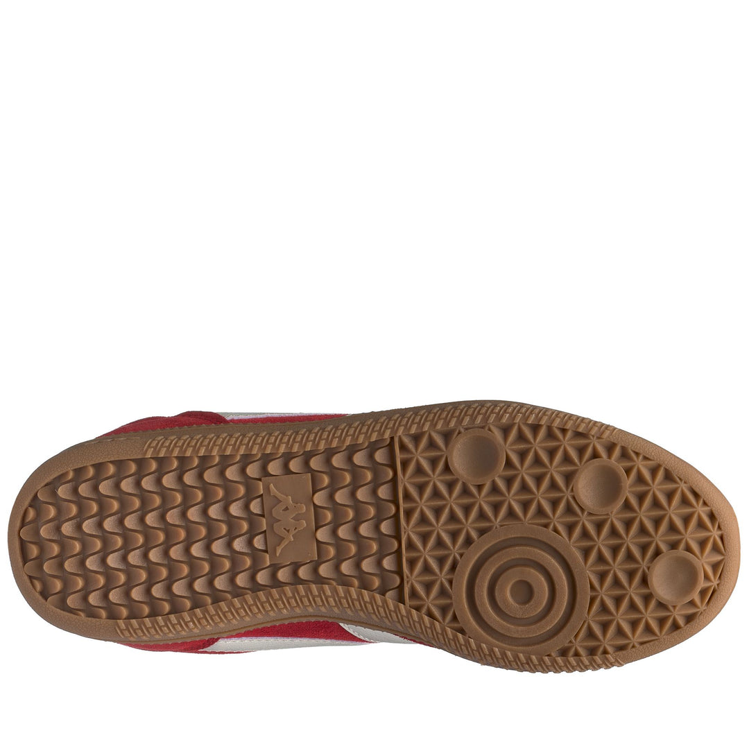 Zapatillas deportivas bajas unisex rojas con suela de goma. main