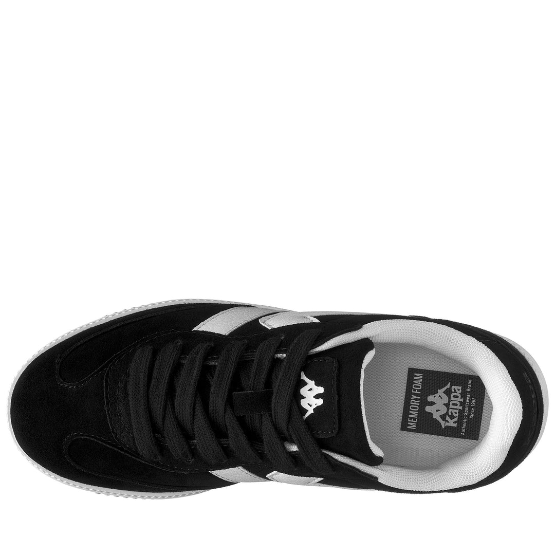 Black Unisex Sportswear Low Cut Sneakers with Rubber Outsole main