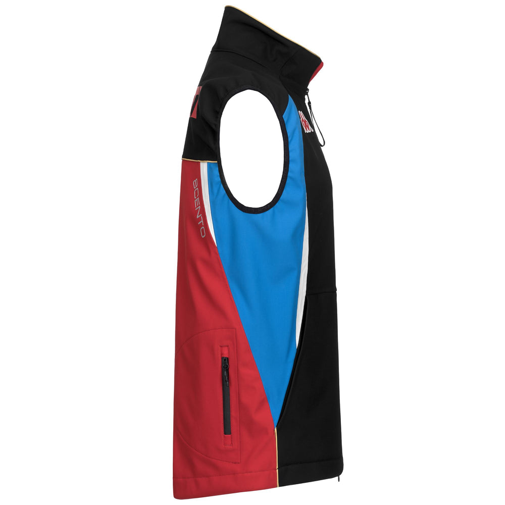 Black Men's Regular Fit Ski Softshell Vest with Waterproof Protection 02